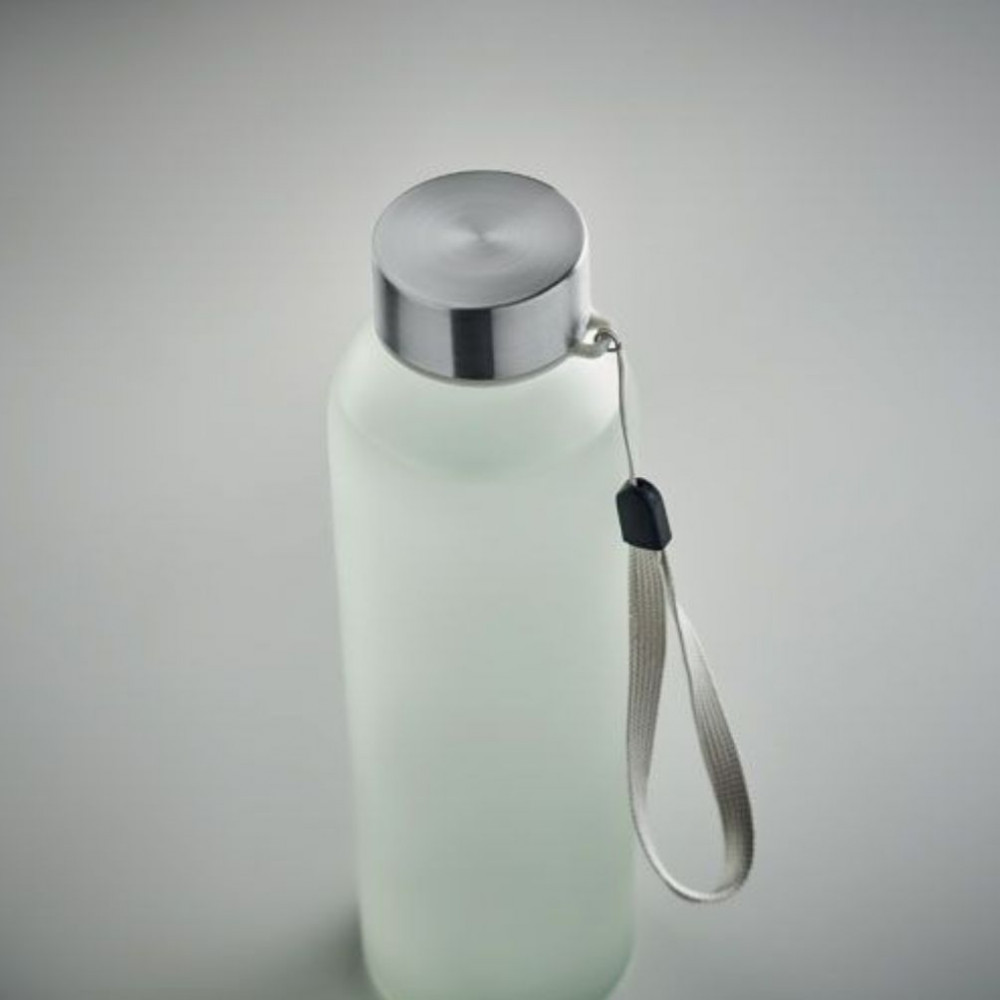 Sublimation Glasflasche mit Verschluss aus Edelstahl und Schlaufe 500ml